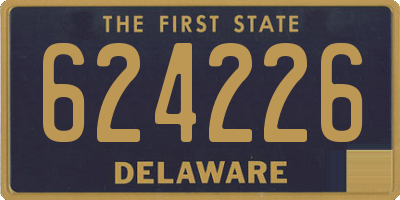 DE license plate 624226