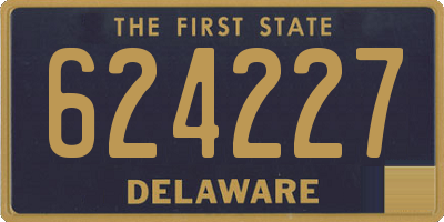DE license plate 624227