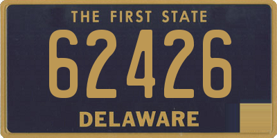 DE license plate 62426