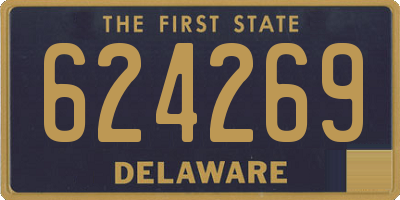 DE license plate 624269