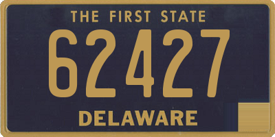 DE license plate 62427