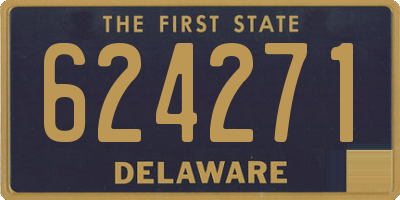 DE license plate 624271