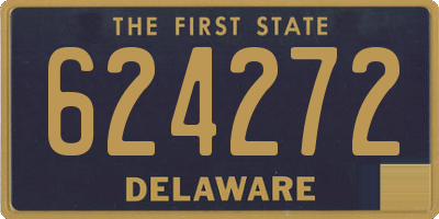 DE license plate 624272