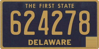 DE license plate 624278
