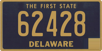 DE license plate 62428