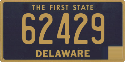 DE license plate 62429