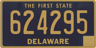 DE license plate 624295