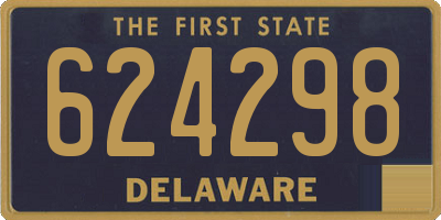 DE license plate 624298