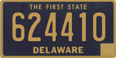 DE license plate 624410