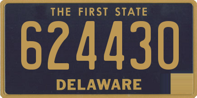 DE license plate 624430