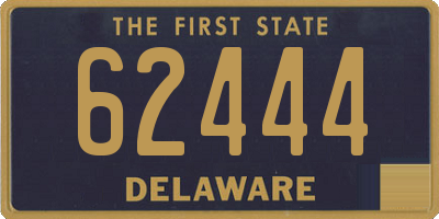DE license plate 62444