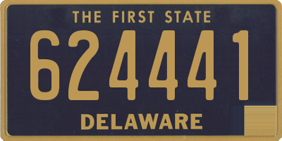 DE license plate 624441