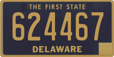 DE license plate 624467