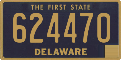 DE license plate 624470