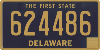 DE license plate 624486