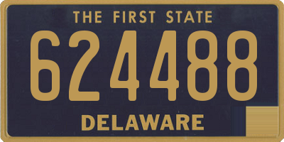 DE license plate 624488