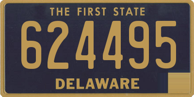 DE license plate 624495