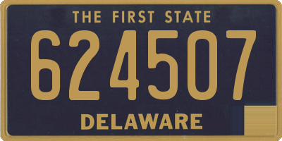DE license plate 624507