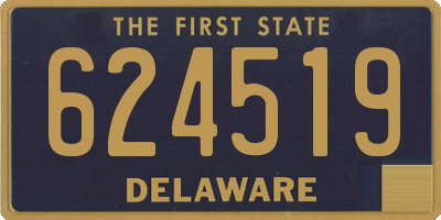 DE license plate 624519