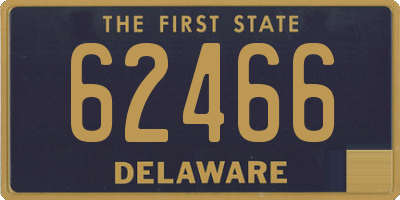 DE license plate 62466