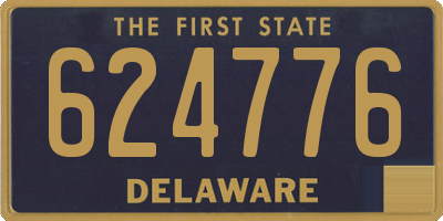 DE license plate 624776