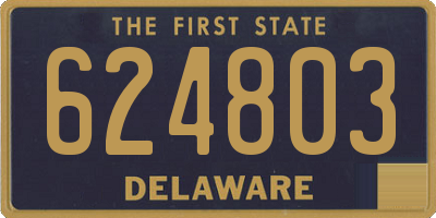 DE license plate 624803
