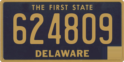 DE license plate 624809