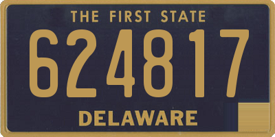 DE license plate 624817