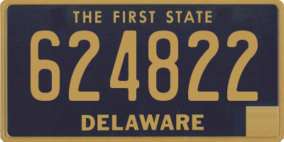 DE license plate 624822