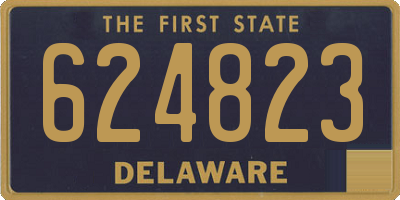 DE license plate 624823