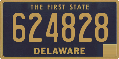 DE license plate 624828