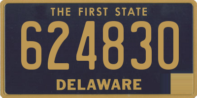 DE license plate 624830