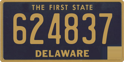 DE license plate 624837