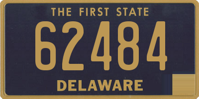 DE license plate 62484