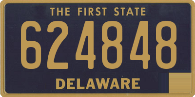 DE license plate 624848