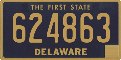 DE license plate 624863