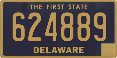 DE license plate 624889