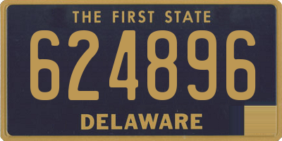 DE license plate 624896