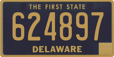 DE license plate 624897