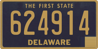 DE license plate 624914