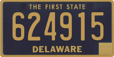 DE license plate 624915