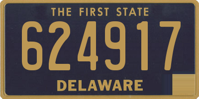 DE license plate 624917