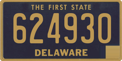 DE license plate 624930