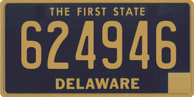 DE license plate 624946