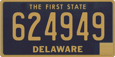 DE license plate 624949