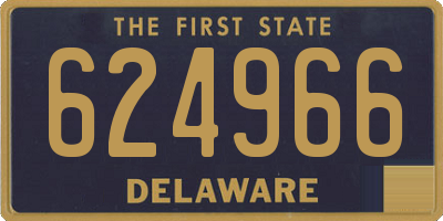 DE license plate 624966