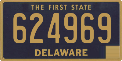 DE license plate 624969
