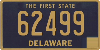 DE license plate 62499