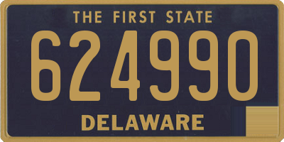 DE license plate 624990