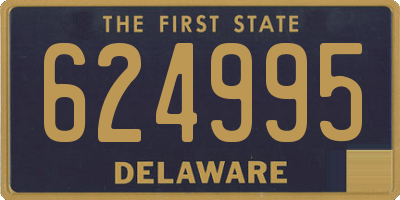 DE license plate 624995